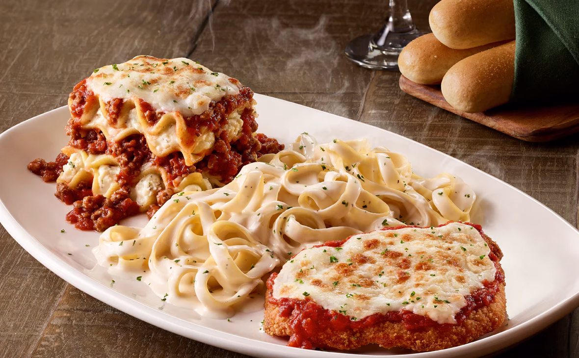 Tour of Italy olive garden menu