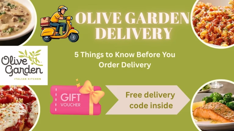 Olive Garden Delivery info